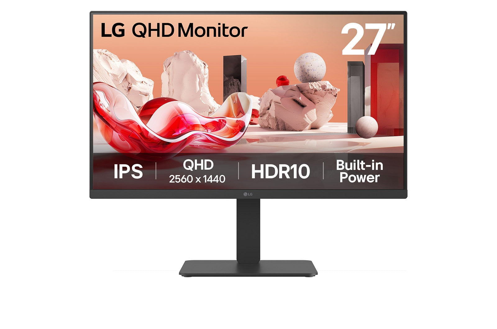 BA54QB - 27 inch - Quad HD IPS Monitor - 2560x1440 - Pivot - HAS - 5ms