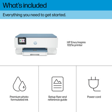 HP ENVY Inspire 7221e All-in-One Drucker - Drahtlos, Duplex