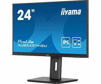iiyama ProLite XUB2497HSU - B1 Computermonitor 61 cm (24") 1920 x 1080 Pixel Full HD LED Schwarz XUB2497HSU - B1 - Compridis