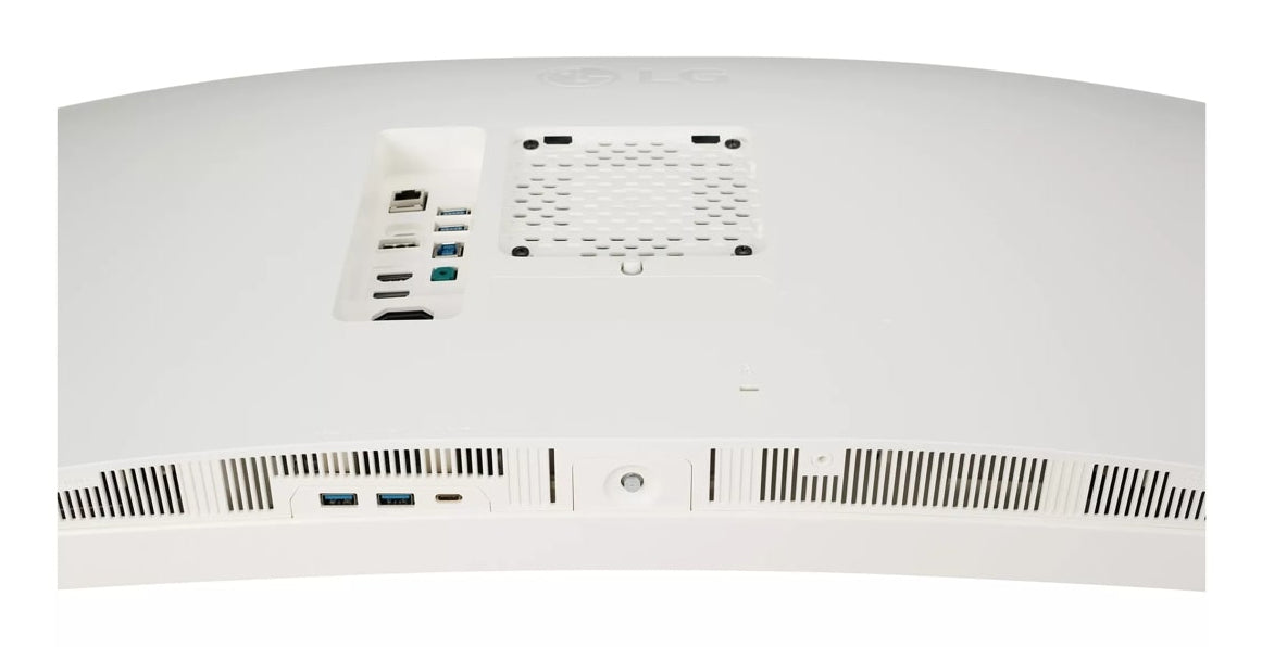 WR85C - 38 Zoll - Gebogen - Ultrabreiter Quad HD+ Nano IPS LED Monitor - 3840x1600 - Weiß - HAS / RJ45 / USB-C 38WR85QC-W.AEU