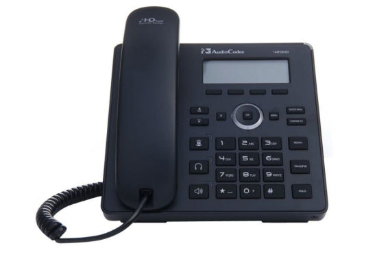 AudioCodes 420HD IP phone Black 2 lines LCD UC420HDEG