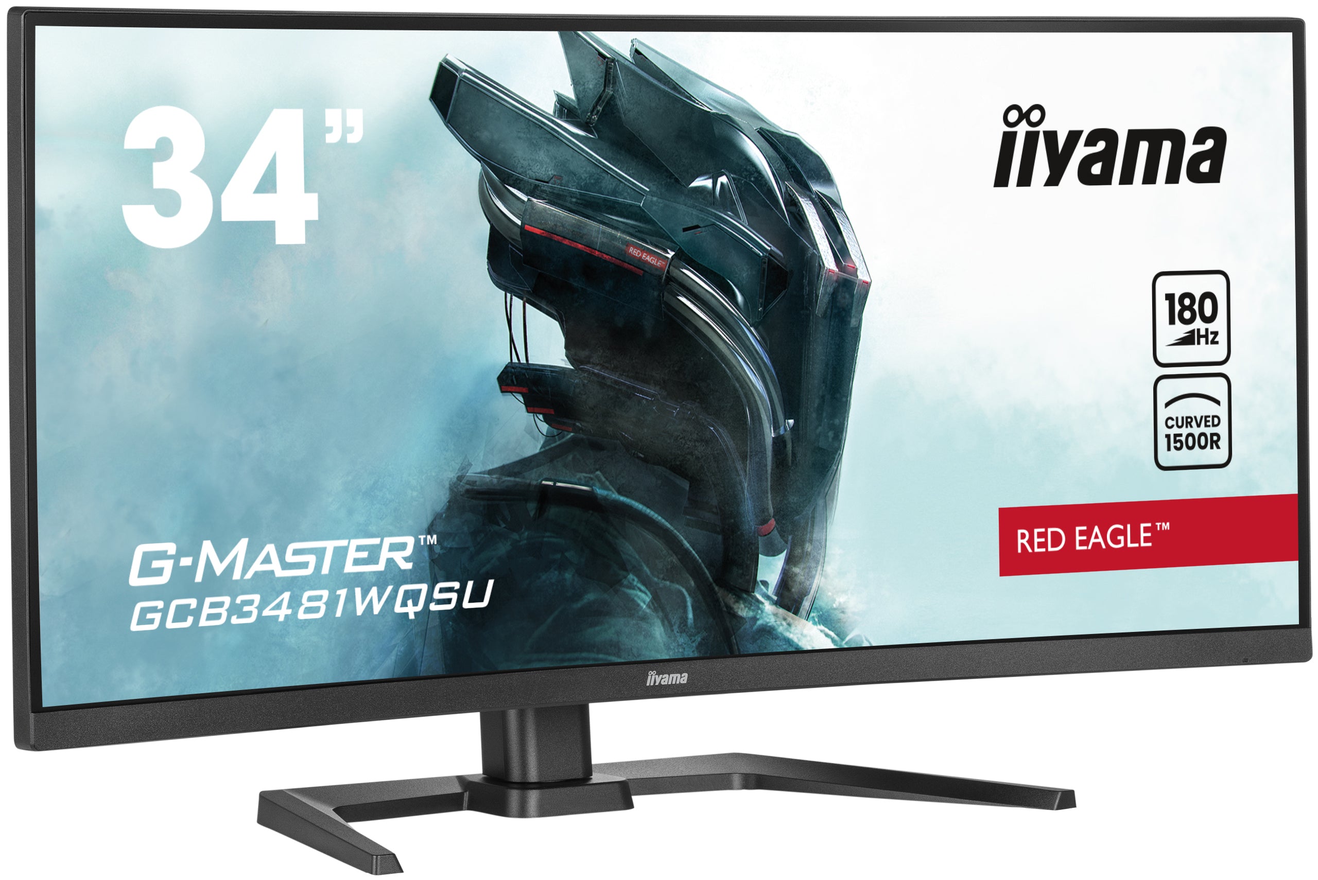 G-Master Red Eagle - 34 inch UltraWide Quad HD Curved Monitor - 3440x1440