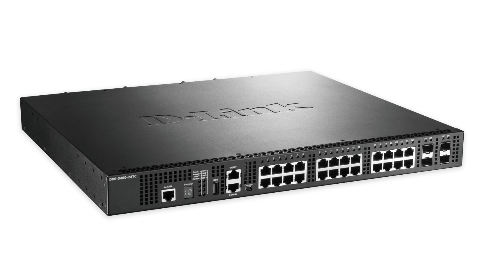 D-Link DXS-3400-24TC Netzwerk-Switch Managed L3 Gigabit Ethernet (10/100/1000) 1U Schwarz DXS-3400-24TC