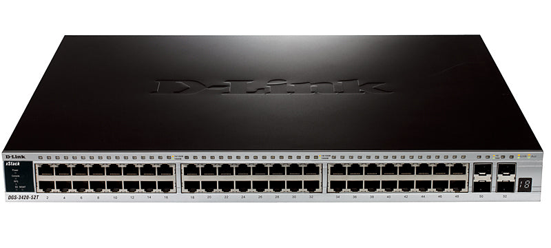 D-Link DGS-3420-52T Netzwerk-Switch Managed L2 Schwarz DGS-3420-52T