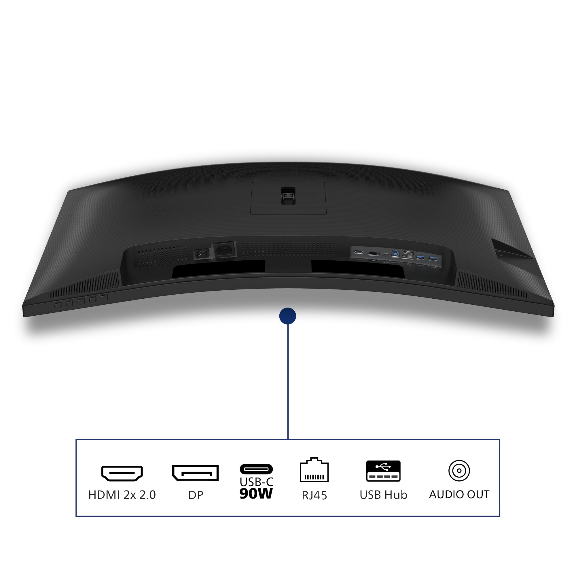 Philips 3000 series 34B2U3600C/00 computer monitor 86.4 cm (34") 3440 x 1440 pixels Wide Quad HD LCD Black 34B2U3600C/00