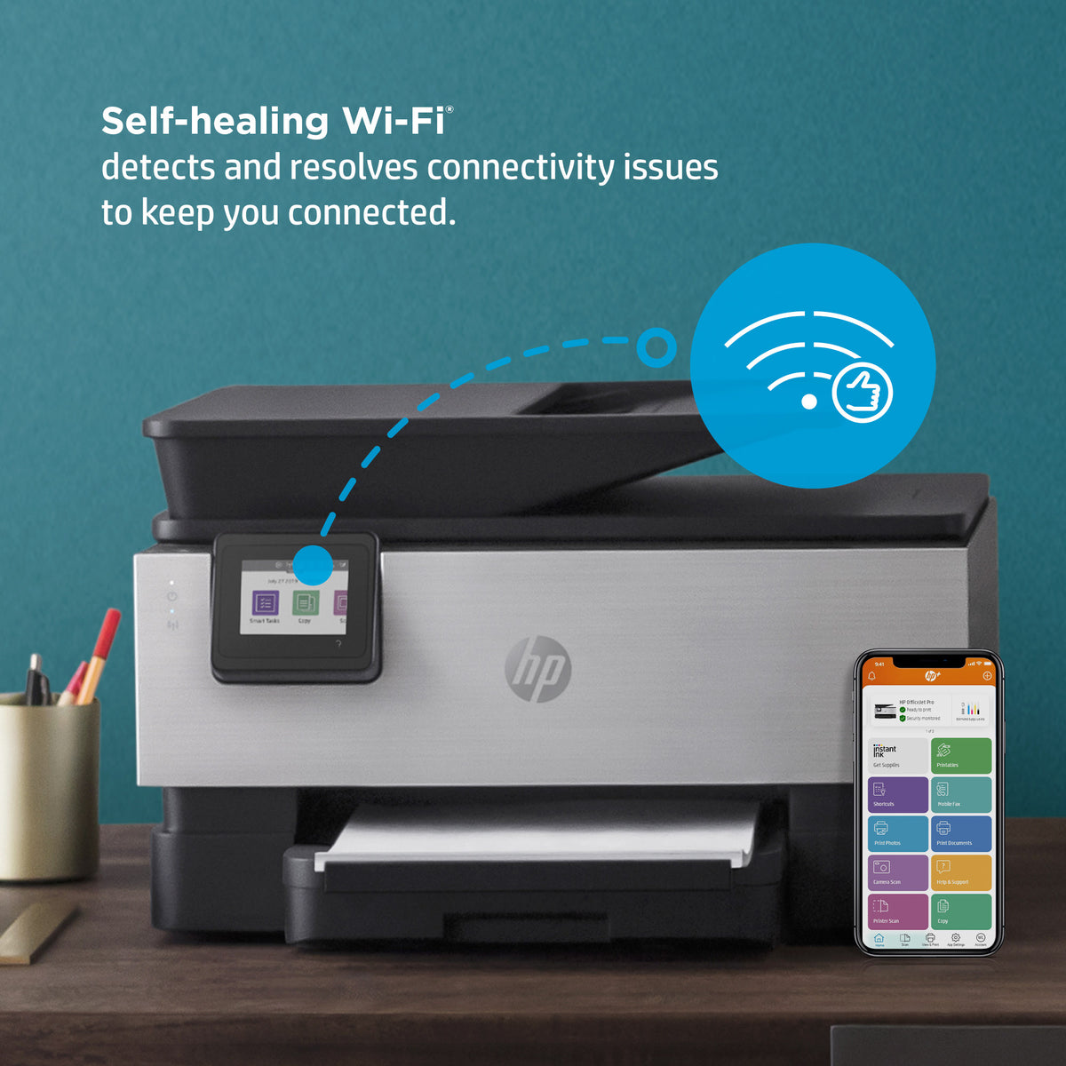 HP OfficeJet Pro 9019e All-in-One Drucker mit Wi-Fi und Duplexdruck
