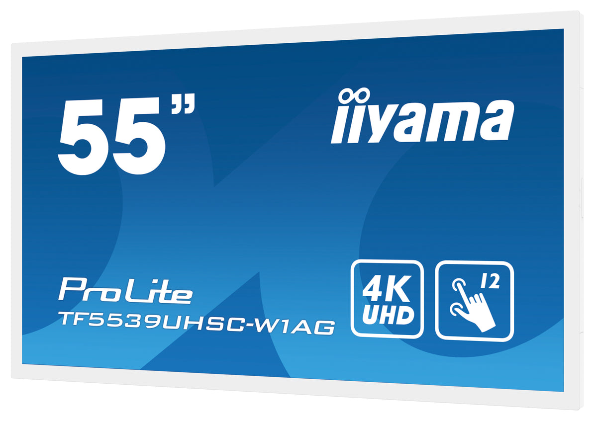 IIYAMA ProLite TF5539UHSC-W1AG 55″ PCAP 4K Open-Frame Touch Display Weiß
