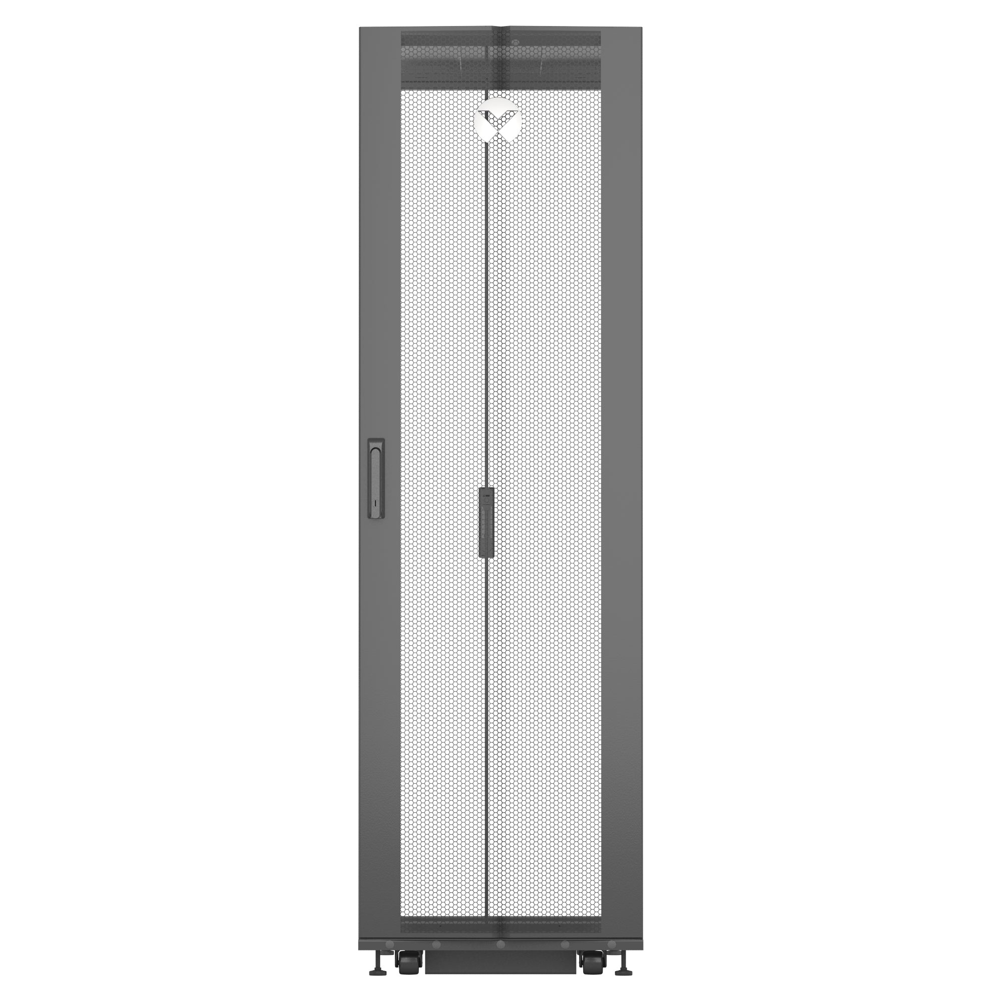 Vertiv VR3300 rack cabinet 42U Freestanding rack Black, Transparent DCMDB8GGGASCRBXAX8