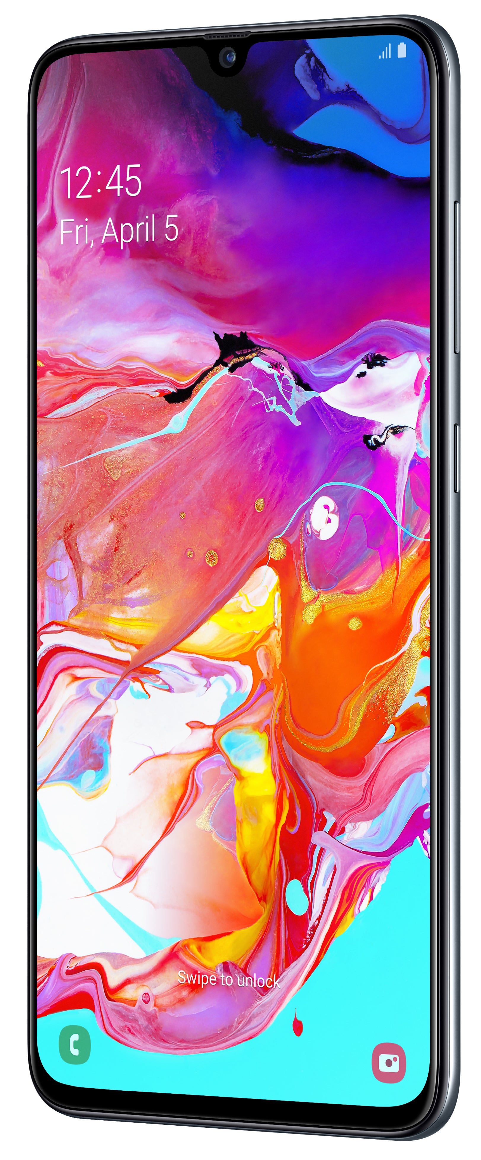 Samsung Galaxy A70 SM-A705F 17 cm (6.7") Android 9.0 4G 6 GB 128 GB 4500 mAh Schwarz SM-A705FN/DS