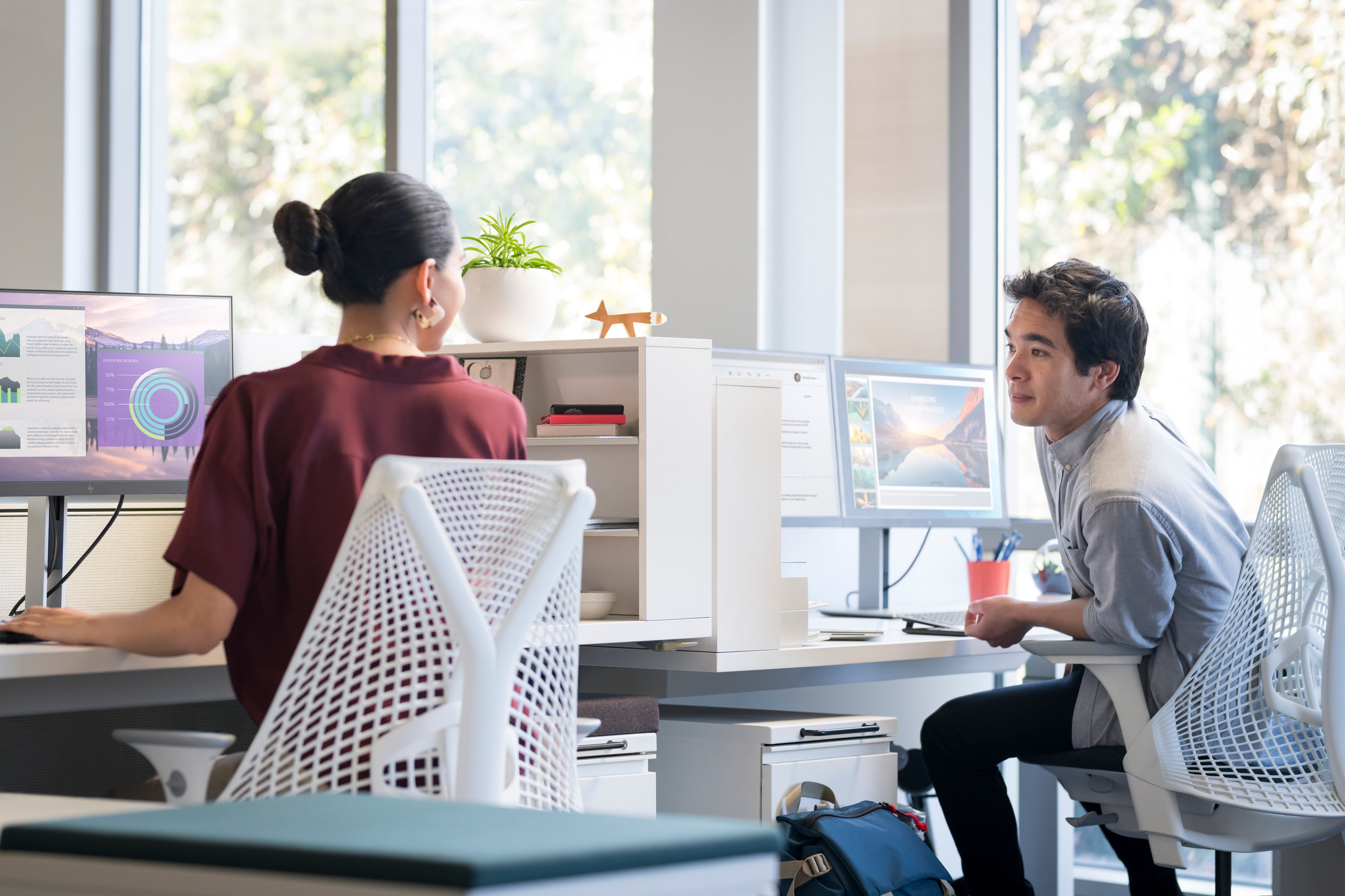 HP E-Series E22 G4 Computerbildschirm 54,6 cm (21.5") 1920 x 1080 Pixel Full HD LCD Schwarz, Silber 9VH72AA#ABB