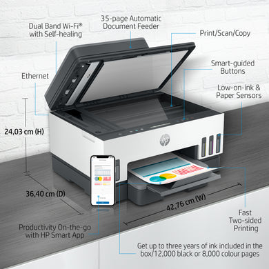 HP Smart Tank 7305 All-in-One Printer with Wireless Connectivity