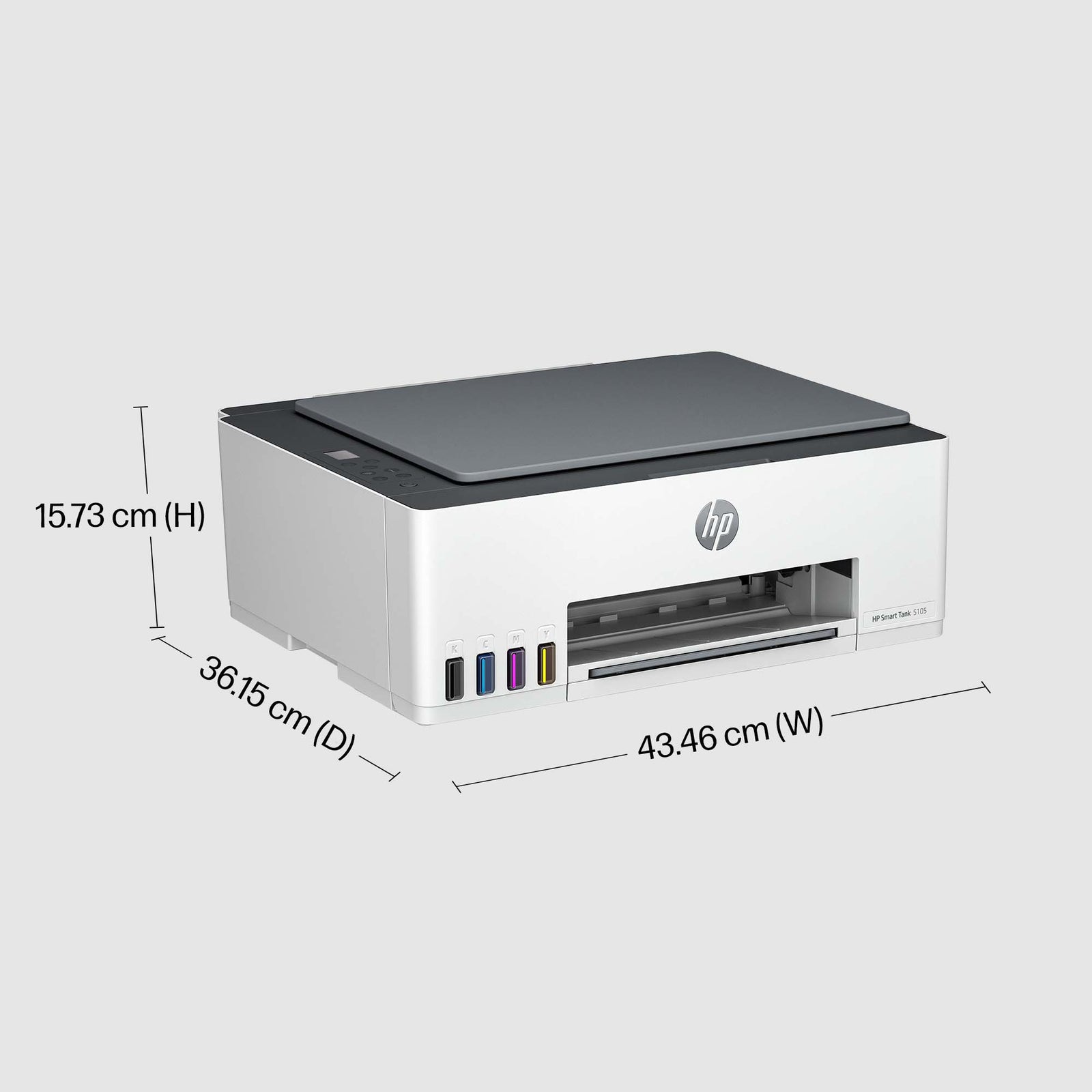 HP Smart Tank 5105 Wireless All-in-One Color Printer, Copier, Scanner 1F3Y3A#BHC