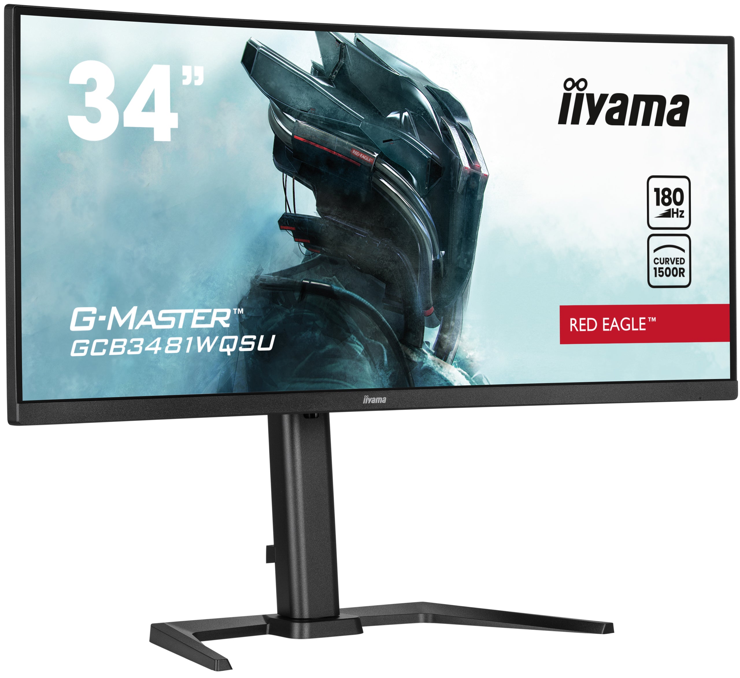 G-Master Red Eagle - 34 inch UltraWide Quad HD Curved Monitor - 3440x1440