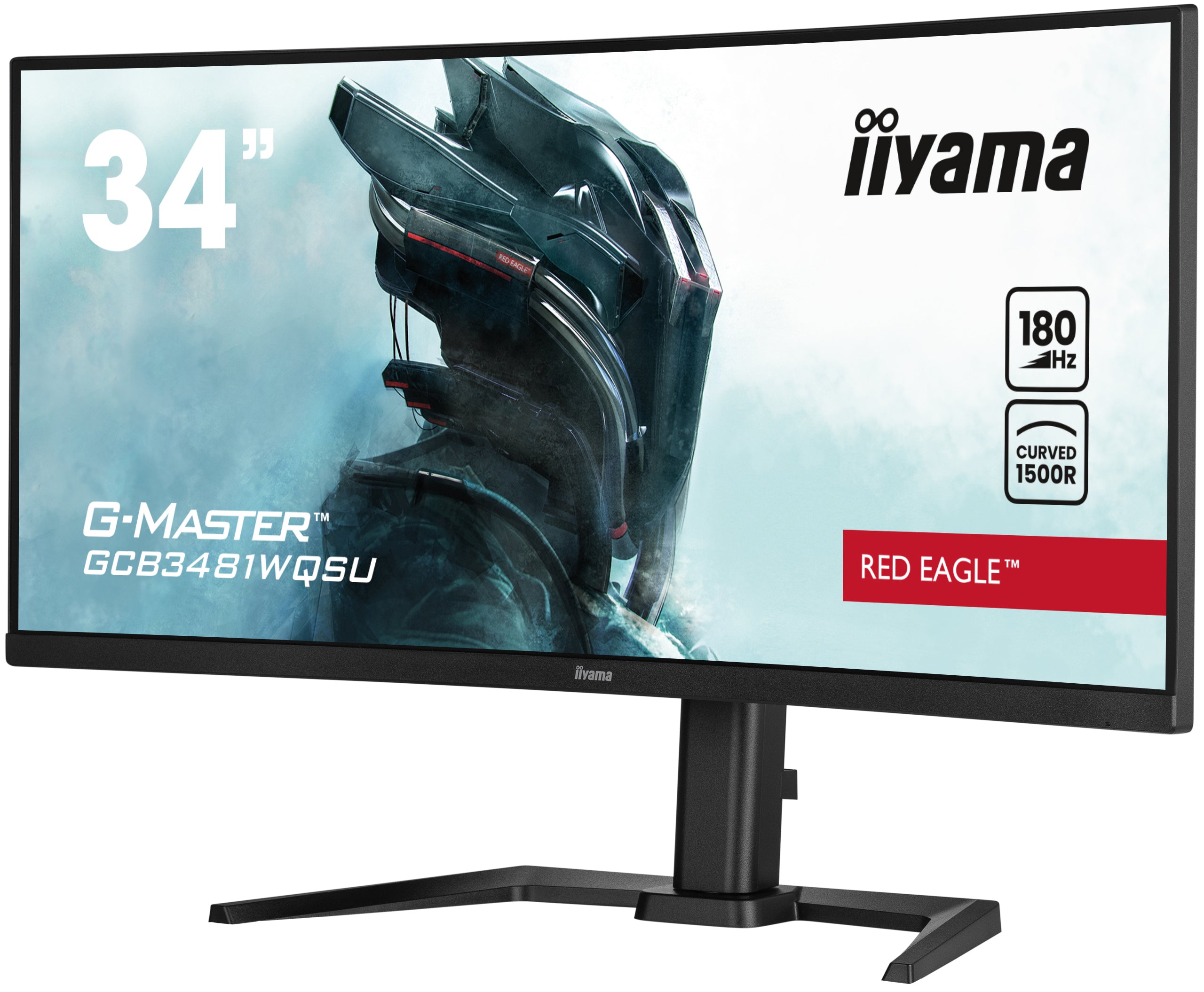 G-Master Red Eagle - 34 inch UltraWide Quad HD Curved Monitor - 3440x1440