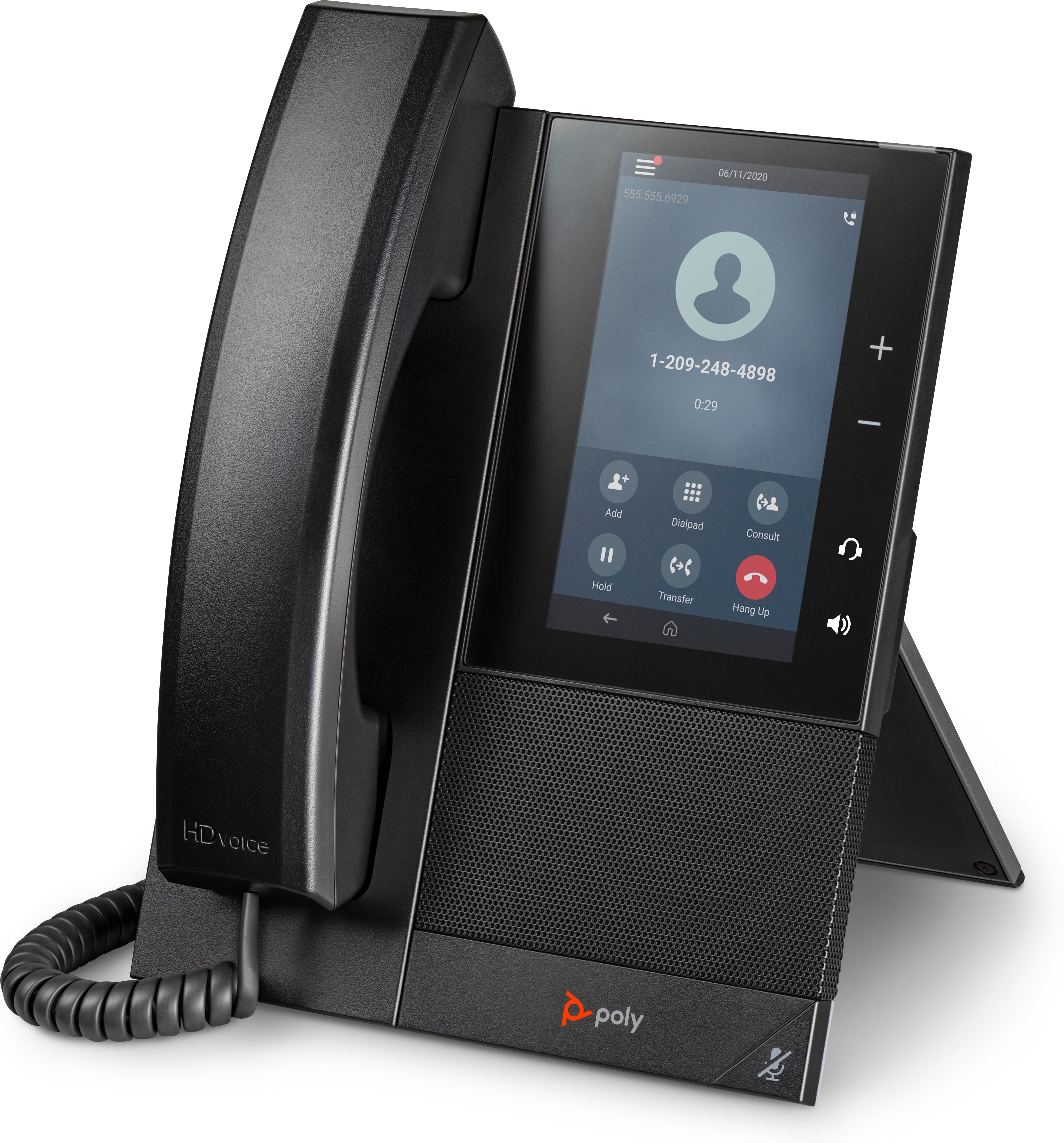 Poly CCX 505 Business-Medientelefon mit Open SIP und PoE-fähig 2200-49735-025