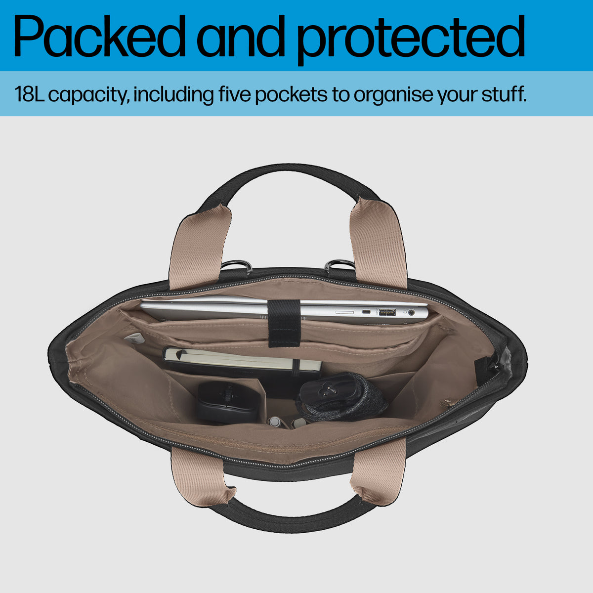 HP 14 Zoll Convertible Laptop-Rucksack-Tasche 9C2H1AA