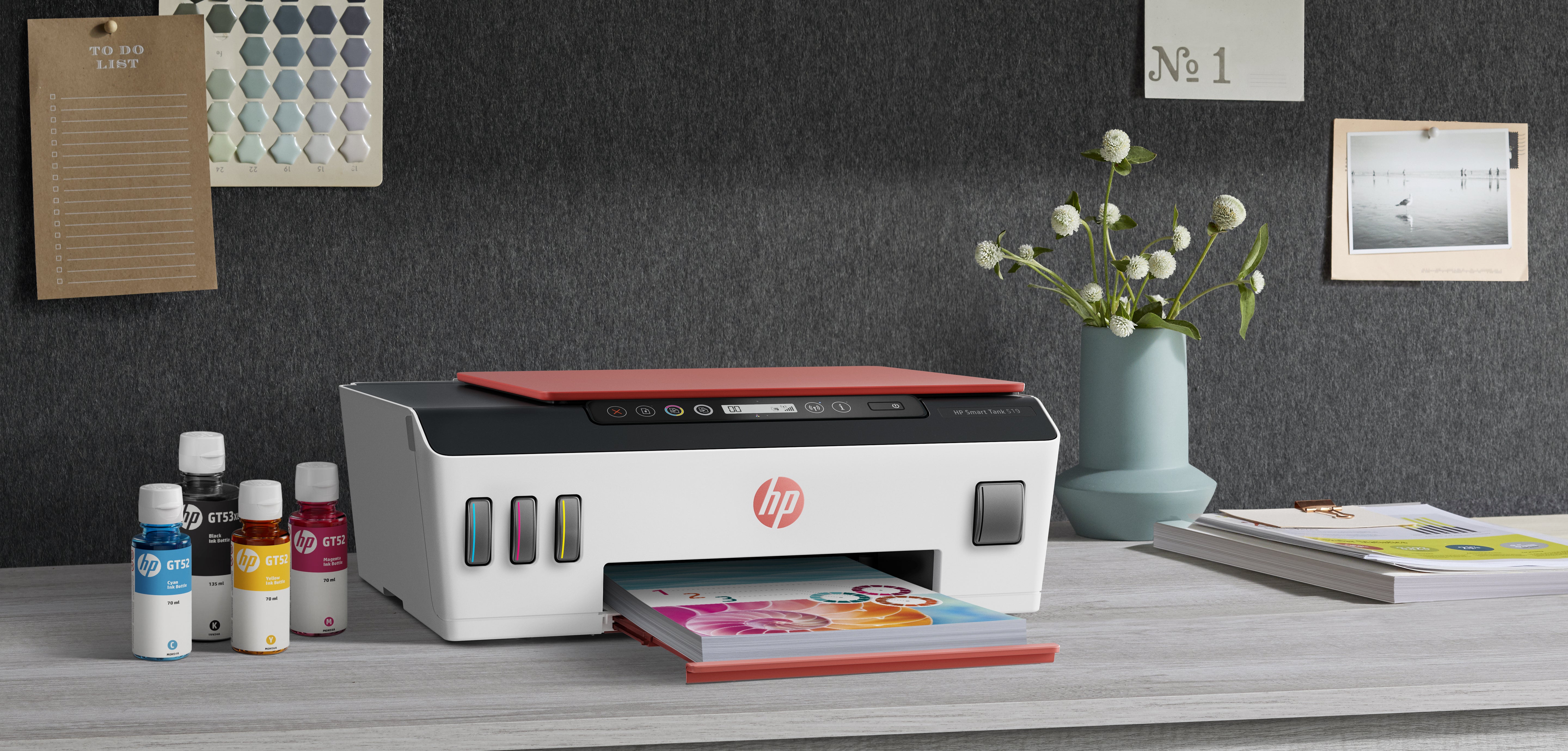 HP Smart Tank 519 Wireless All-in-One Thermal Inkjet A4 4800 x 1200 DPI 11 Seiten pro Minute WLAN 3YW73A#BEW