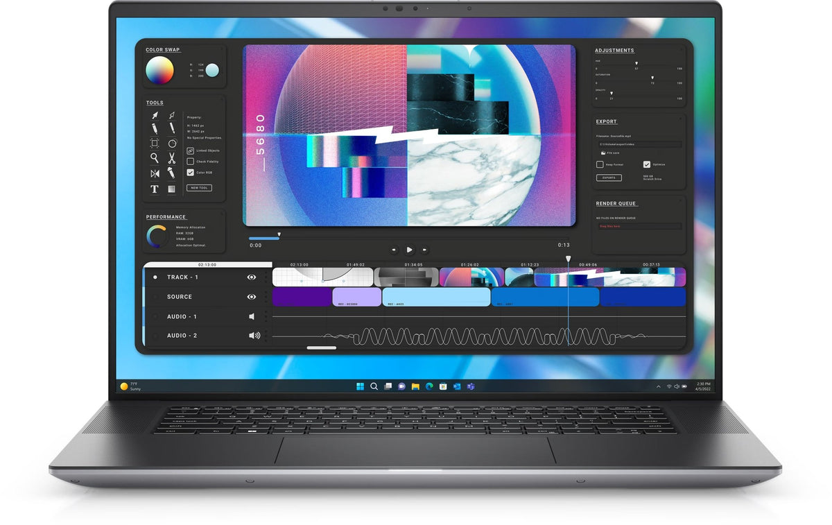 DELL Precision 5680 16″ Core i9-13900H 32GB 2TB 16-inch QWERTY EN 301041944-CRO - Compridis