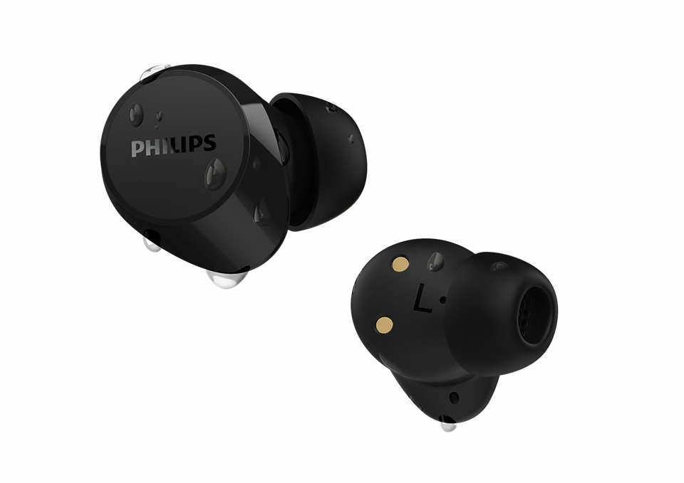 Philips TAT1209BK/00 headphones/headset True Wireless Stereo (TWS) In-ear Calls/Music Bluetooth Black TAT1209BK/00