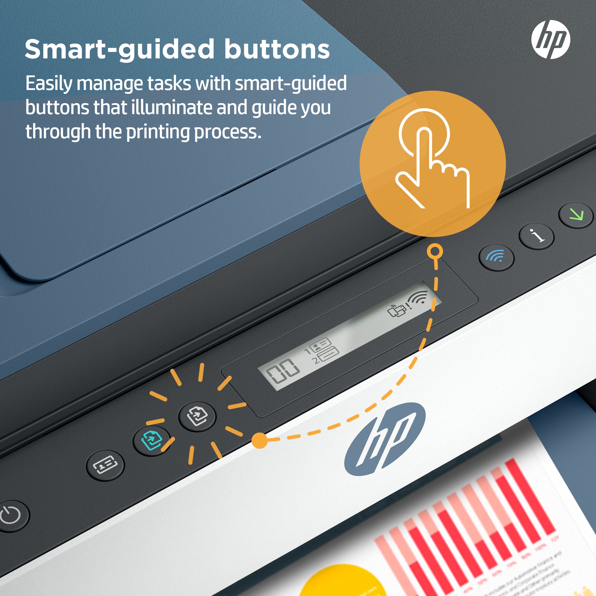 HP Smart Tank 7306 Wireless All-in-One Farbe Drucker, Beidseitiger Druck; Kopierer, Scanner 28B76A