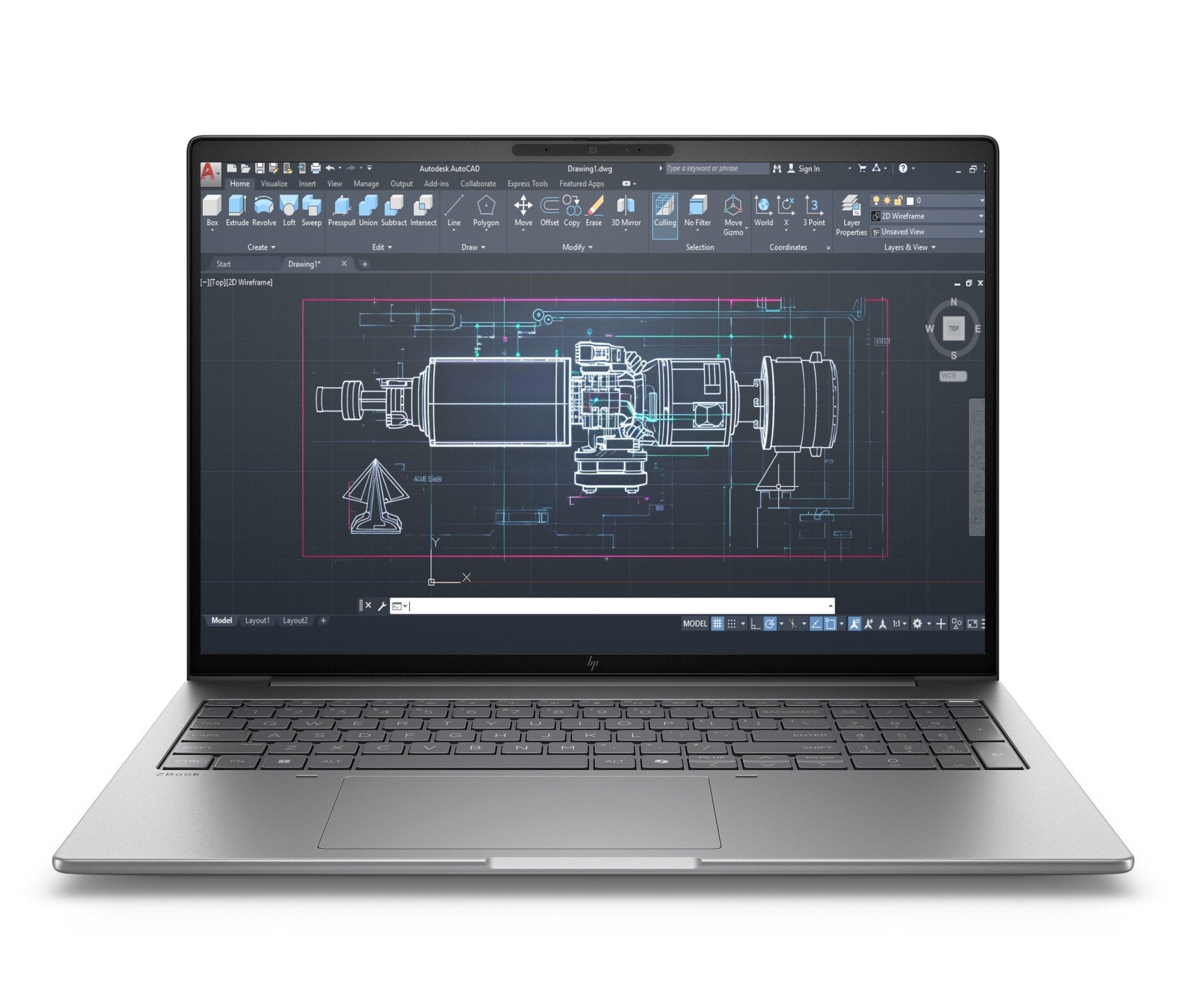 HP ZBook 8 G1i 16" Intel Core Ultra 7 255H 32GB 1TB SSD AZERTY B72VBETUUG - Compridis