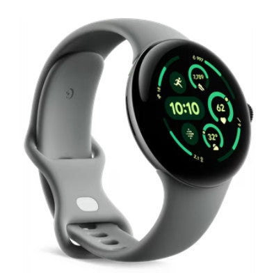 Google Pixel Watch 3 AMOLED 45 mm Digital Touchscreen Grey Wi-Fi GPS (satellite) GA05786-DE