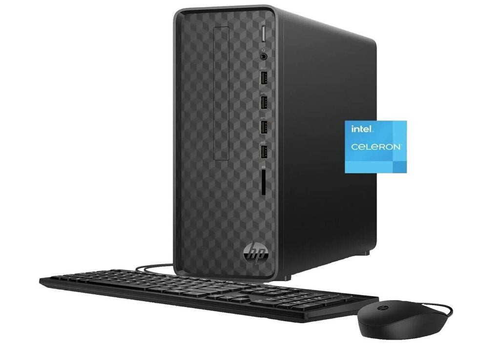 HP Schlanker Desktop-PC mit Intel Core i5-12400, 16 GB RAM, 512 GB Speicher und Windows 11P 8C2S2EA#ABH