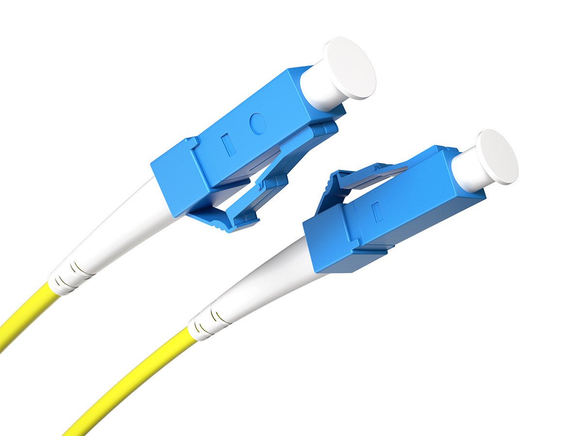 Allen Tel Products, Inc. 10M LC-zu-LC-Duplex-Gelb-Glasfaser-Patchkabel FOP - SM9 - LCLC - 10M - 2MM - Compridis