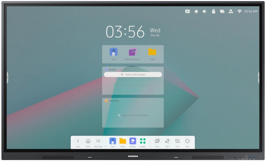 Samsung WA86C interactive whiteboard 2.18 m (86") 3840 x 2160 pixels Touchscreen Black LH86WACWLGCXEN