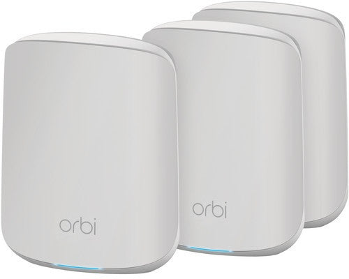 NETGEAR Orbi RBK353 AX1800 WiFi 6 Dual-band Mesh System Dual-Band (2,4 GHz/5 GHz) Wi-Fi 6 (802.11ax) Weiß 7 Intern RBK353-100EUS