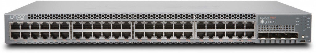 Juniper EX2300-48P Netzwerk-Switch Managed L2/L4 Gigabit Ethernet (10/100/1000) Power over Ethernet (PoE) 1U Schwarz EX2300-48P