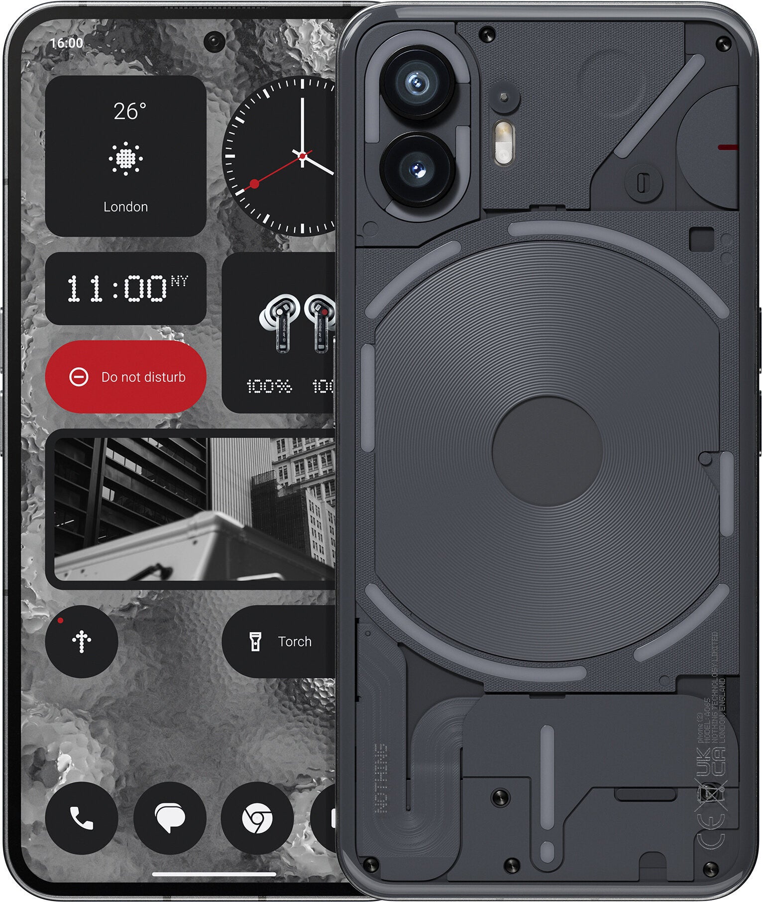 NOTHING Telefon (2) 12 GB RAM 512 GB Speicherkapazität Schwarz A10400027