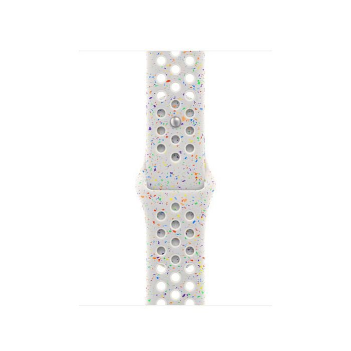 Apple MUUK3ZM/A intelligentes tragbares Zubehör Armband Weiß Aluminium, Fluorelastomer MUUK3ZM/A - Compridis