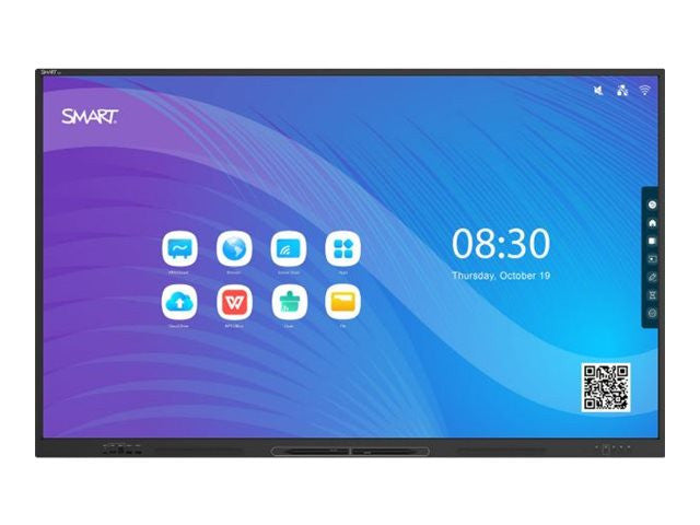 SMART Technologies GX186-V3 Signage-Display Interaktiver Flachbildschirm 2,18 m (86") LED WLAN 400 cd/m² 4K Ultra HD Schwarz Touchscreen Eingebauter Prozessor Android GX186-V3-5A