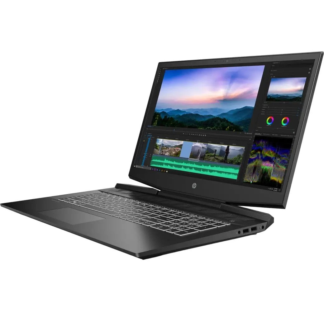HP Pavilion Gaming 17-cd1515ng Intel® Core™ i7 i7-10750H Laptop 43,9 cm (17.3") Full HD 16 GB DDR4-SDRAM 1 TB SSD NVIDIA GeForce RTX 2060 Max-Q Wi-Fi 6 (802.11ax) Windows 10 Home Schwarz 24F74EA#ABD