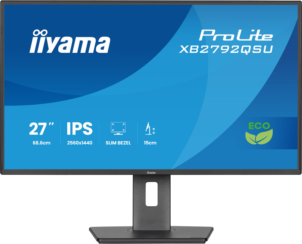 IIYAMA ProLite XB2792QSU-B1 27″ QHD IPS Business Monitor – Schwarz