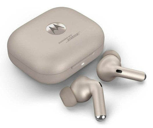 Motorola Moto Buds+ Kopfhörer Kabellos im Ohr Anrufe/Musik/Sport/Alltag Bluetooth Sand PG38C05742