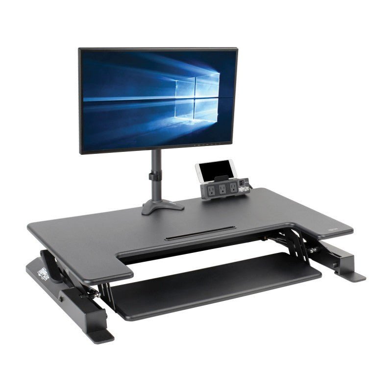 TRIPP - LITE WorkWise Höhenverstellbarer Sitz-Steh-Arbeitsplatz WWSSD3622 - Compridis