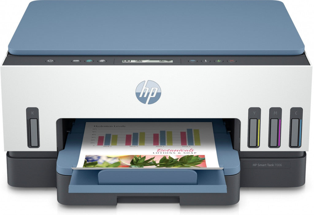 HP Smart Tank 7006 Wireless All-in-One Farbe Drucker, Beidseitiger Druck; Kopierer, Scanner 28B55A