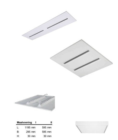 EMILUX Madrid 2 UGR16 LED-Paneel 1ugr166060830 - Compridis