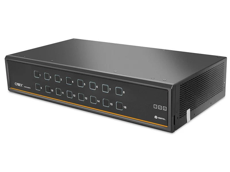 Vertiv Avocent SV Universal DP/H KVM Switch 16-Port Single Display Tastatur/Video/Maus (KVM)-Switch Schwarz SV2160DPH-400
