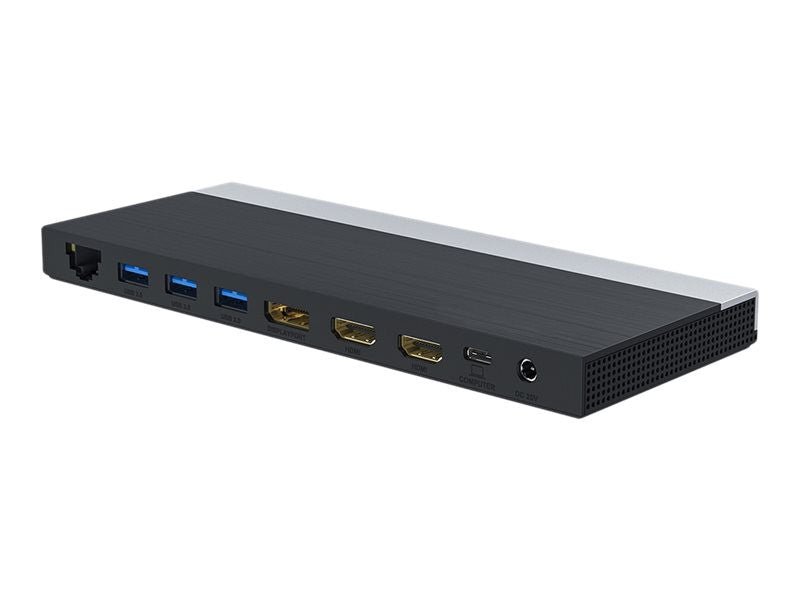 DLH USB-C-Dockingstation für drei Bildschirme DY-SA5030 - Compridis