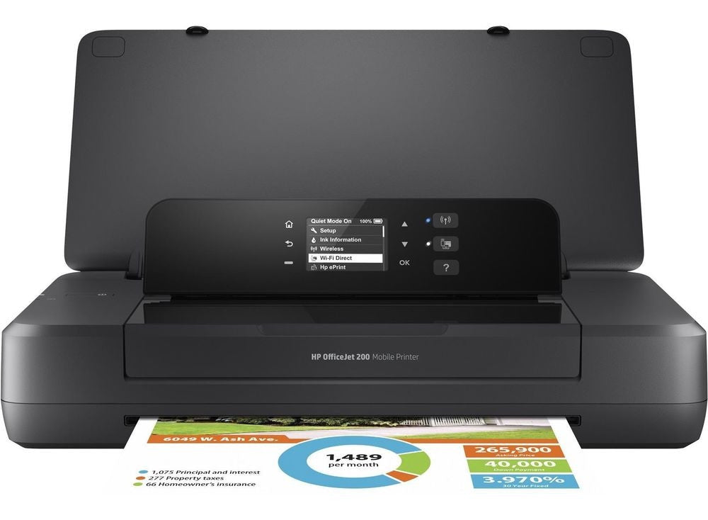 HP Officejet 200 Mobile Wireless Farbe Drucker CZ993A#BHC