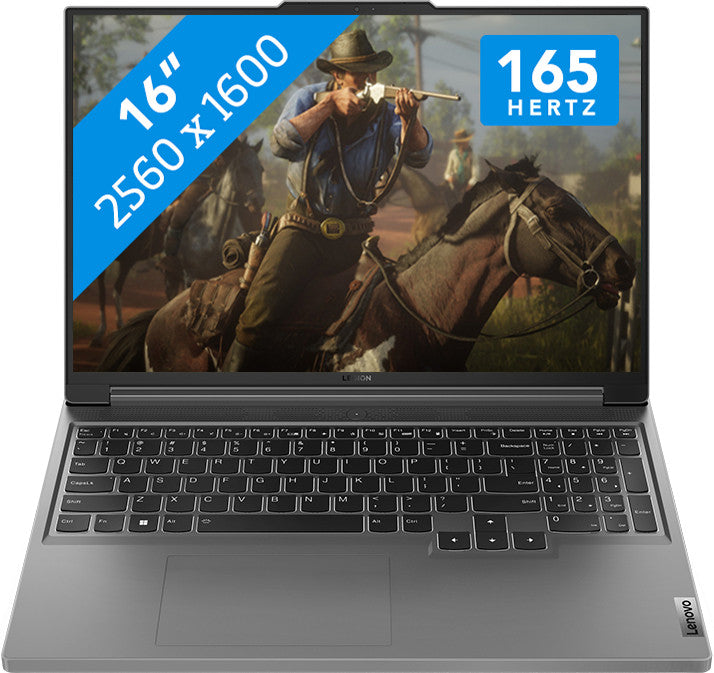 Lenovo Legion Slim 5 16ARP9 AMD Ryzen™ 7 7435HS Laptop 40,6 cm (16") WQXGA 16 GB DDR5-SDRAM 1 TB SSD NVIDIA GeForce RTX 4070 Wi-Fi 6E (802.11ax) Windows 11 Home Englisch Grau 83EX0027MH
