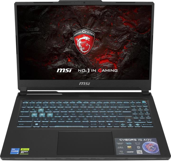 MSI Cyborg 15 A13VE/I5-13420H/16GB/512GB/15.6" RTX 4050/W11H/QWERTZ 0015K1-1007