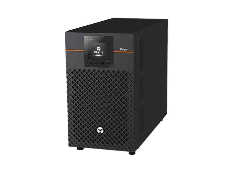 Vertiv Liebert Edge Unterbrechungsfreie Stromversorgungen (USV) - 1500 VA 1350 W 230 V Line-interactive AVR-Mini-Tower | 0,9 LF Plug-and-Play | Sinusleistung im Batteriebetrieb | 3 programmierbare Steckdosen | Intellislot SNMP/Web-Karten EDGE-1500IMT