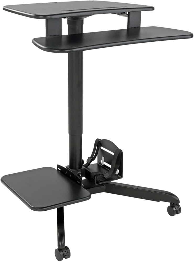 Tripp Lite rollender TV-/Monitorwagen für den Schreibtisch, höhenverstellbar WWSSRDSTC - Compridis