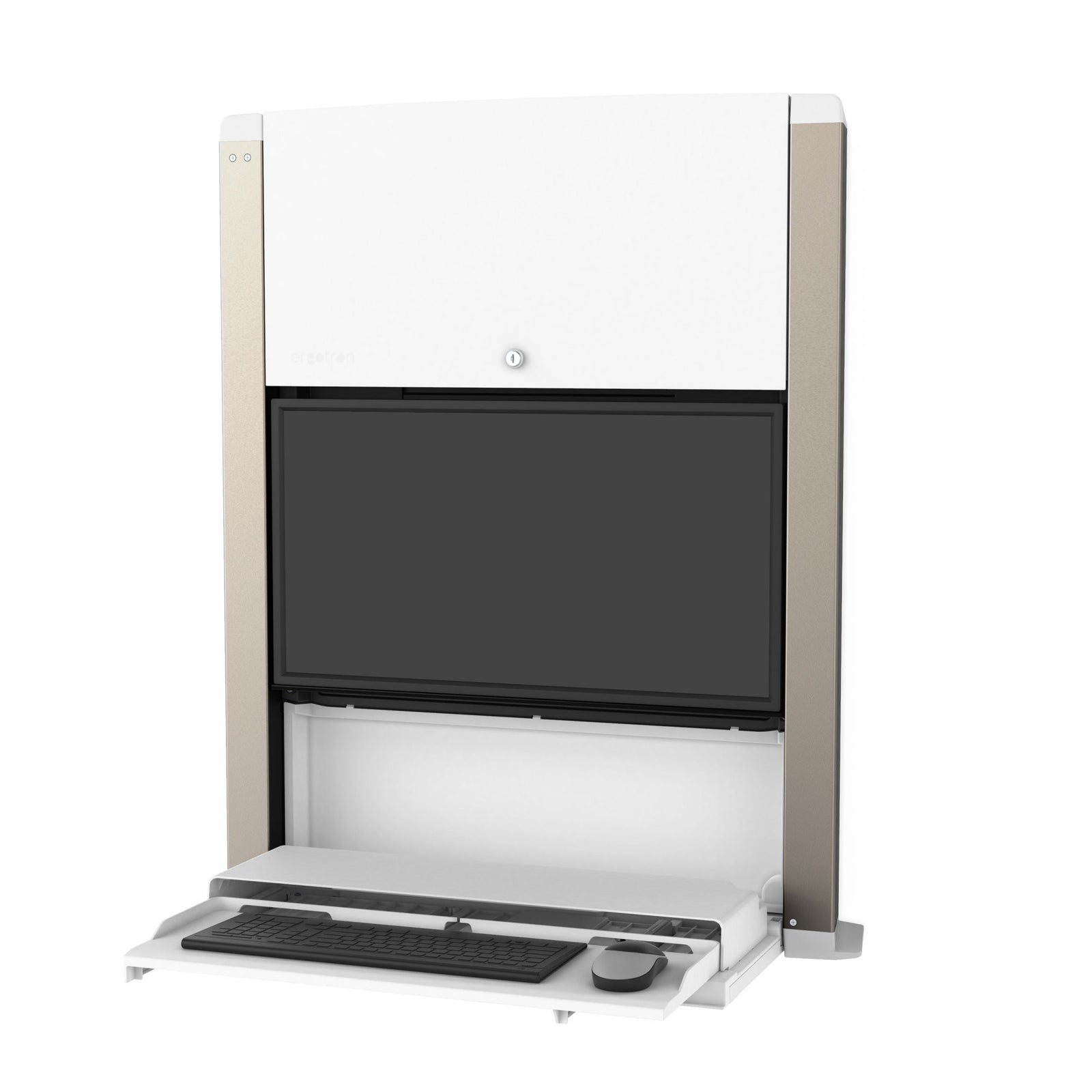 ERGOTRON carefit sit-stand enclosure white 61-367-030