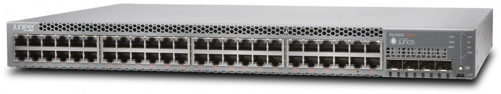 Juniper EX2300-48P Netzwerk-Switch Managed L2/L4 Gigabit Ethernet (10/100/1000) Power over Ethernet (PoE) 1U Schwarz EX2300-48P