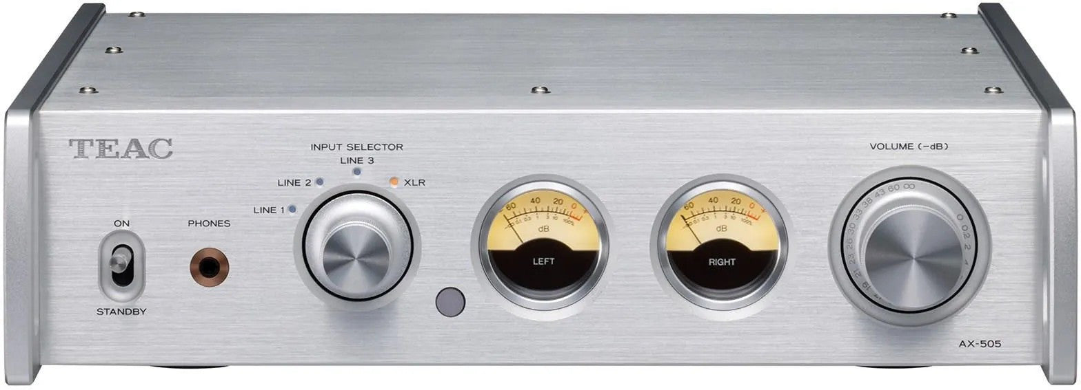 TEAC AX-505 Vollverstärker (Silber) AX-505-S